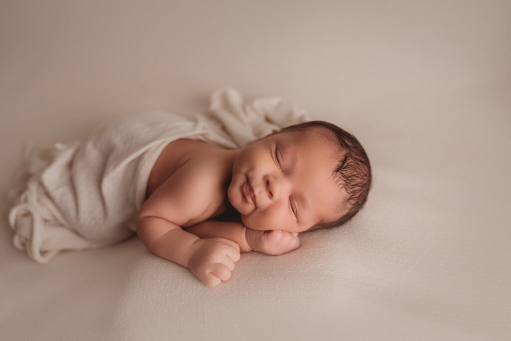Portrait session with Atlanta newborn photographer