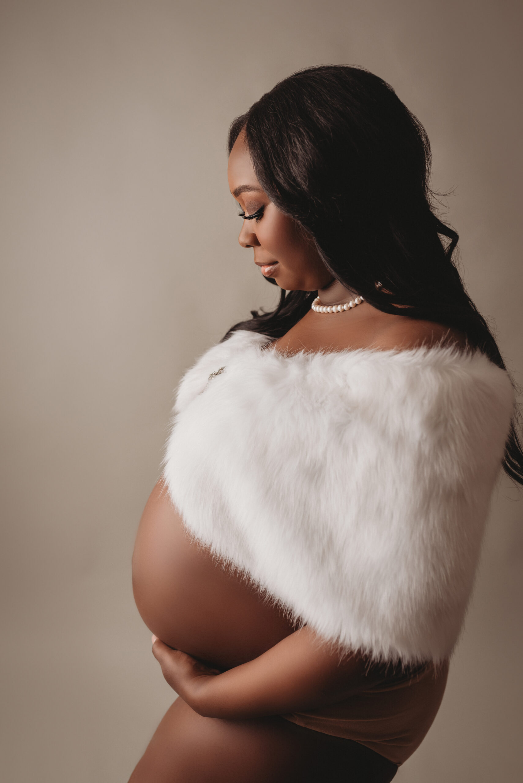 Atlanta luxury maternity portraits